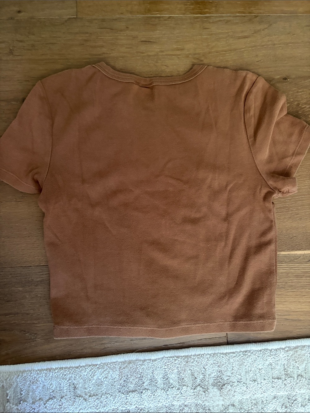 twik Rustic Rust Crop Tee - Picture 2 of 2